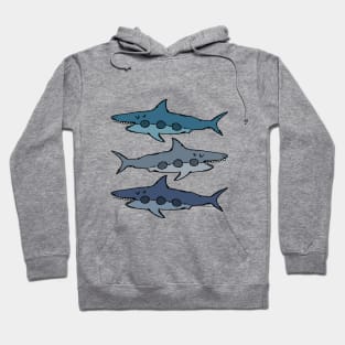 3 sharks Hoodie